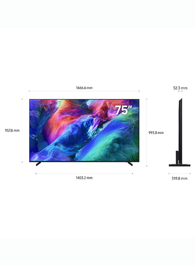 Samsung 75 Inch Micro RGB LED TV, R85H, 4K, HDR 10+, Motion Xcelerator 144Hz, Dolby Atmos, Micro RGB Technology, Smart TV, MRA75R85HAUXZN (2026 - UAE Version) MRA75R85HAUXZN black - Image 3