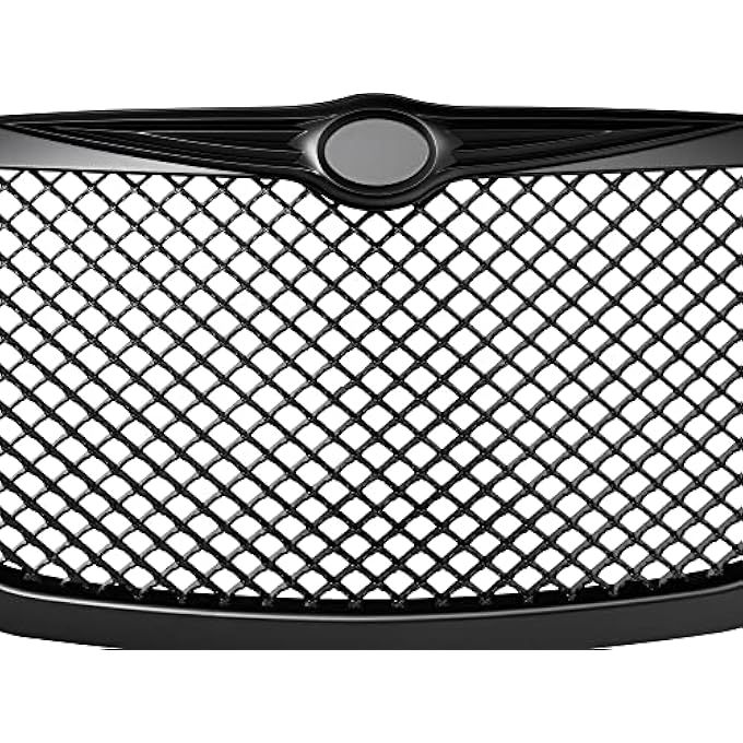 rayihni Usa 8719466 Mesh Style Front Hood Bumper Grille  Matte Black Fits 2004 20052010 Chrysler 300  300C  300 TouringLimitedSrt8 Models - Image 5