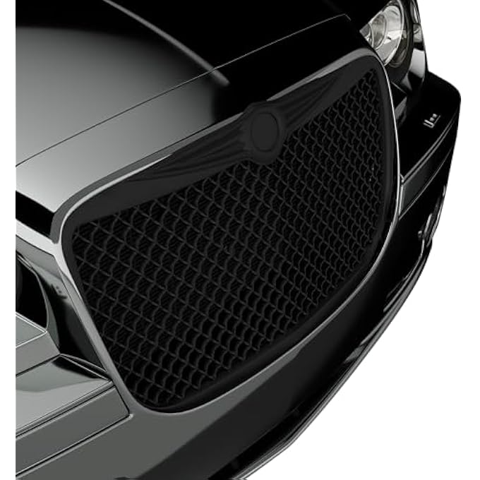 rayihni Usa 8719466 Mesh Style Front Hood Bumper Grille  Matte Black Fits 2004 20052010 Chrysler 300  300C  300 TouringLimitedSrt8 Models - Image 2