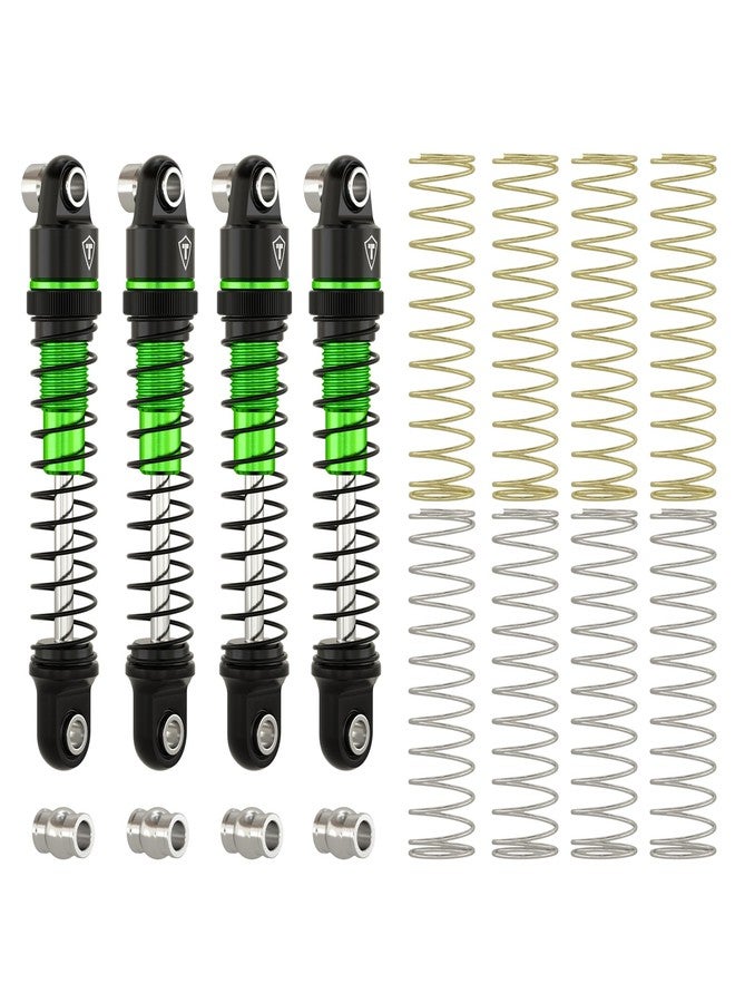 TREAL Aluminum Adjustable Dampers (4P) 26mm for Axial SCX30(Green) - Image 1