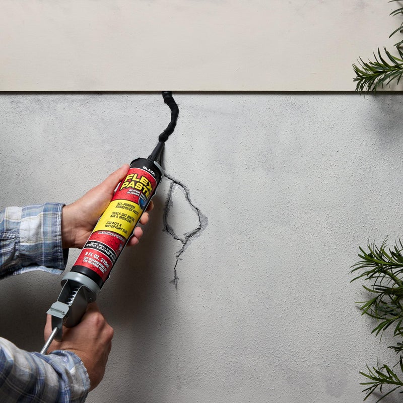 Flex Paste, Waterproof Paintable Putty, Spackle Sealant, Fill Gaps Cracks Holes - Block Out Water and Air - UV Resistant - Walls, Drywall, EPDM, Concrete, Roof, RV Repairs, White, Cartridge - Image 3