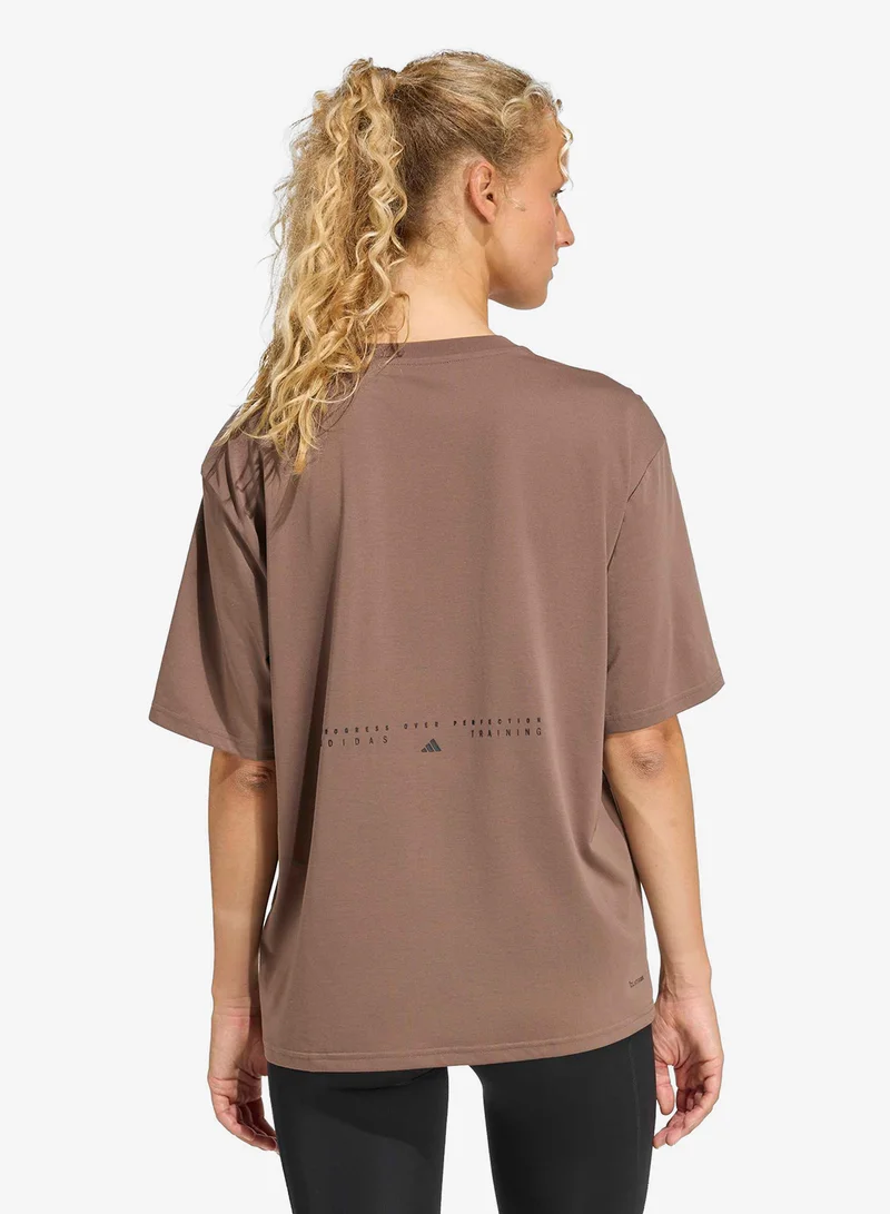 اديداس تيشيرت تدريب الحيوانات بطبعة كليماكول