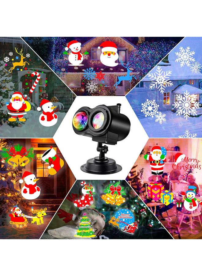 Bluejw Christmas Projector Lights Outdoor, LED Holiday Projector Night Lights Waterproof with Remote Control & Timer for Christmas, Halloween, Party, Yard Garden Decorations - Image 3
