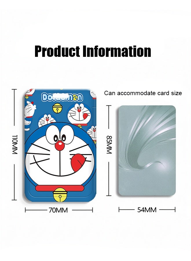 Doraemon Retractable Lanyard with ID Card Holder - Cute Cartoon Badge Reel for Students & Kids - Image 2