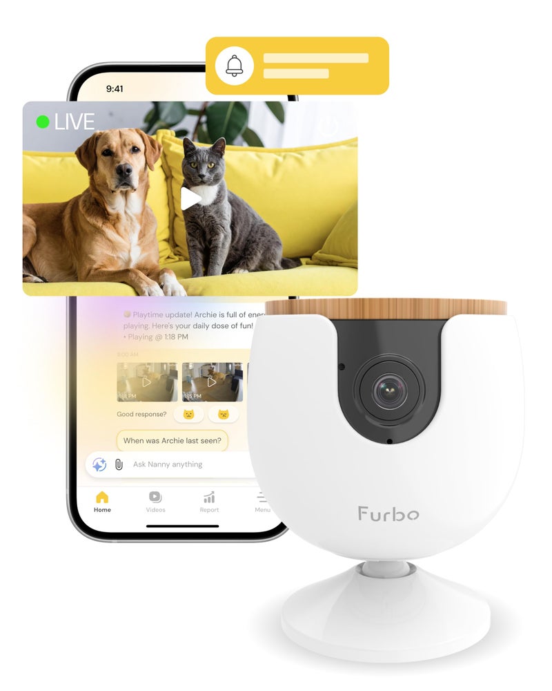 Furbo Mini Pet Camera Home Security Smart Alerts Subscription Required - Image 3