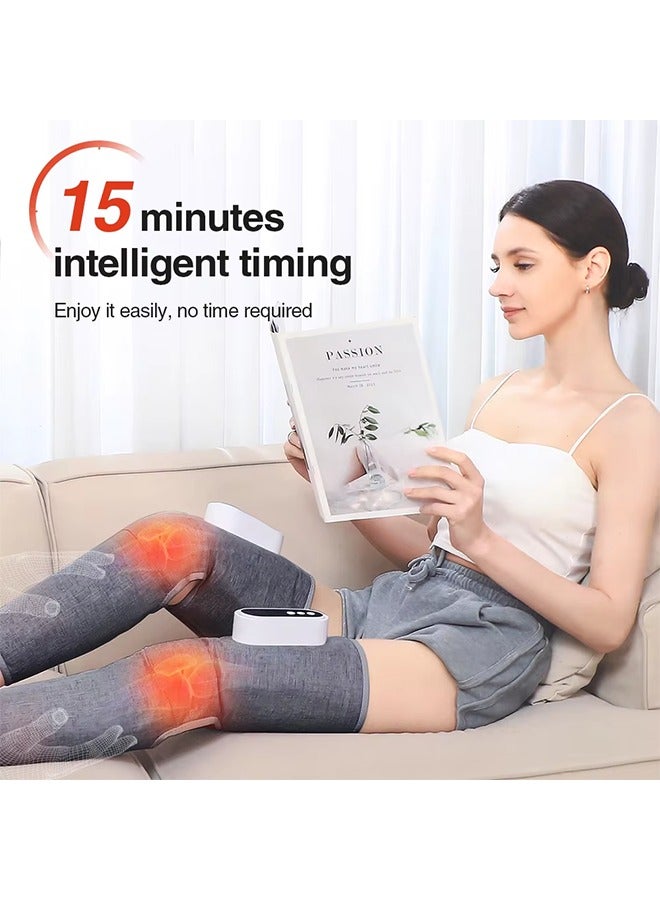 Electric Leg Massager with Heating Air Compression 360° Full Wrap Calf Massage Machine Air Pressure Leg Muscle Relaxation - Image 4