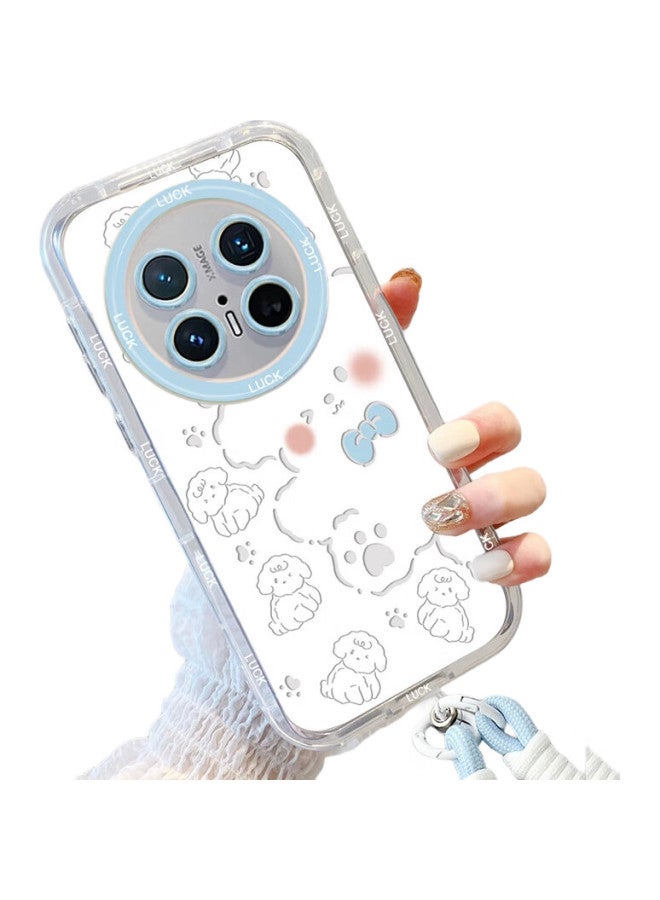 Sehan World Han Suitable For Huawei Mate 70 Pro Phone Case Huawei Mate 70 Pro+ Protective Cover Lens Full Package Anti-Fall Creative Cartoon Simple Skin-Friendly Men And Women Soft Shell With Lanyard - Image 3