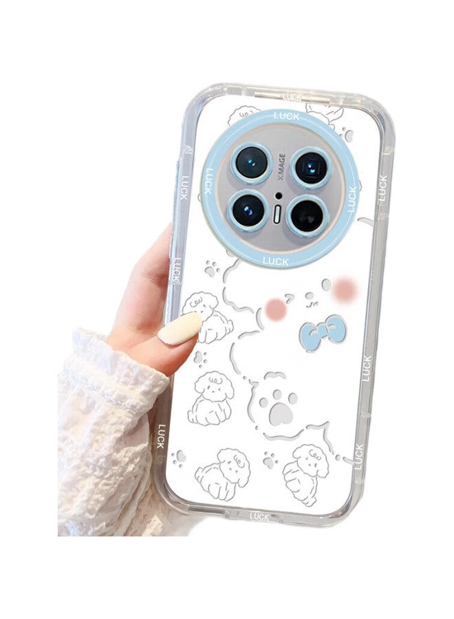 Sehan World Han Suitable For Huawei Mate 70 Pro Phone Case Huawei Mate 70 Pro+ Protective Cover Lens Full Package Anti-Fall Creative Cartoon Simple Skin-Friendly Men And Women Soft Shell With Lanyard - Image 1