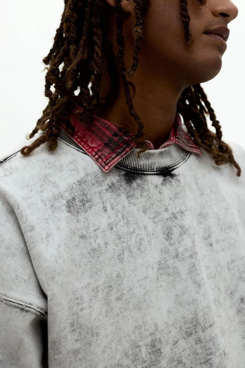 H&M Oversized Fit Washed sweatshirt