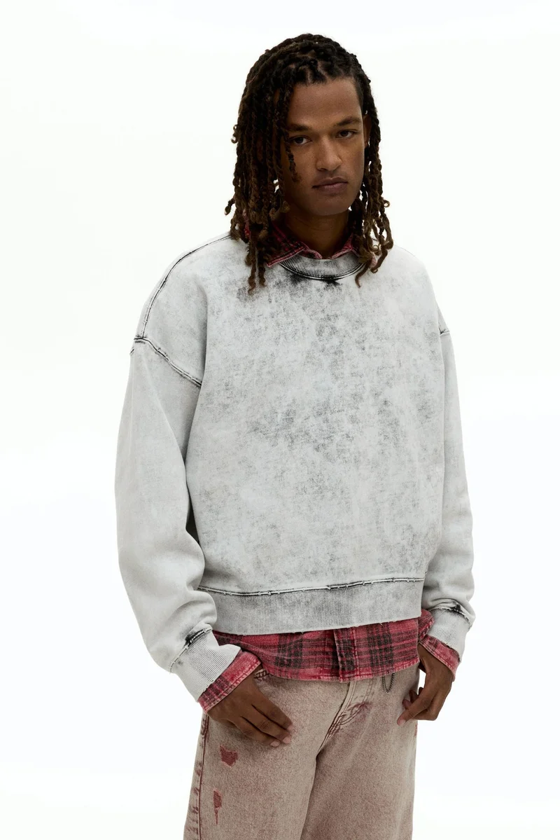 H&M Oversized Fit Washed sweatshirt
