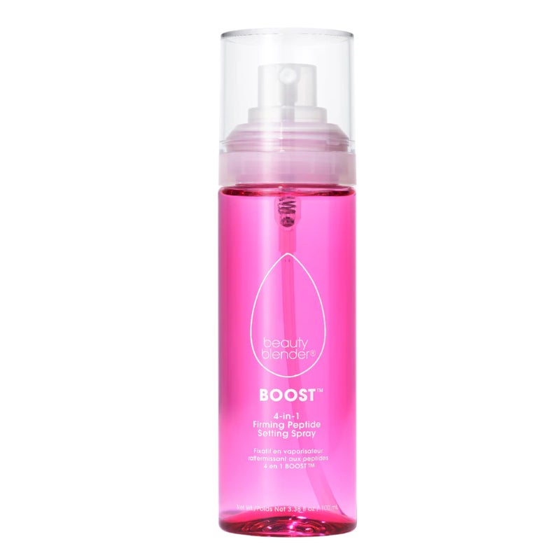 beautyblender Boost 4-in-1 Firming Peptide Setting Spray, Set Makeup Up to 18 hours, Plump & Hydrate Skin, While Blur Pores and Reduce Shine - Image 1