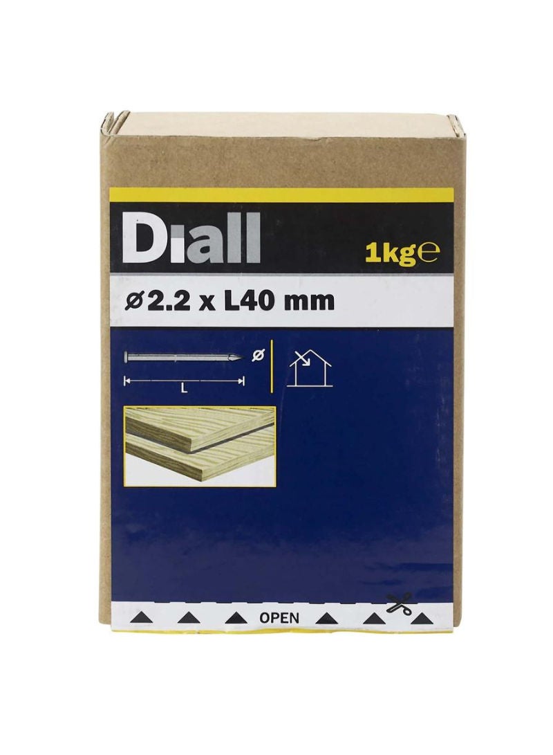 Carbon Steel Round Wire Nail Pack 2.2 X 40 Mm 1 Kg