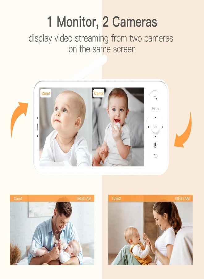 ARENTI 5-Inch Wireless Baby Monitor Display, Parent Unit for AInanny A4 Camera(Screen1) - Image 4