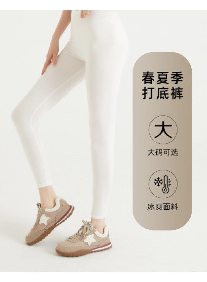 pincai Spring And Summer Leggings Women'S Wearable Thin Skin-Friendly Breathable Stretchy Slimming Ankle-Length Tight Pants - Image 1