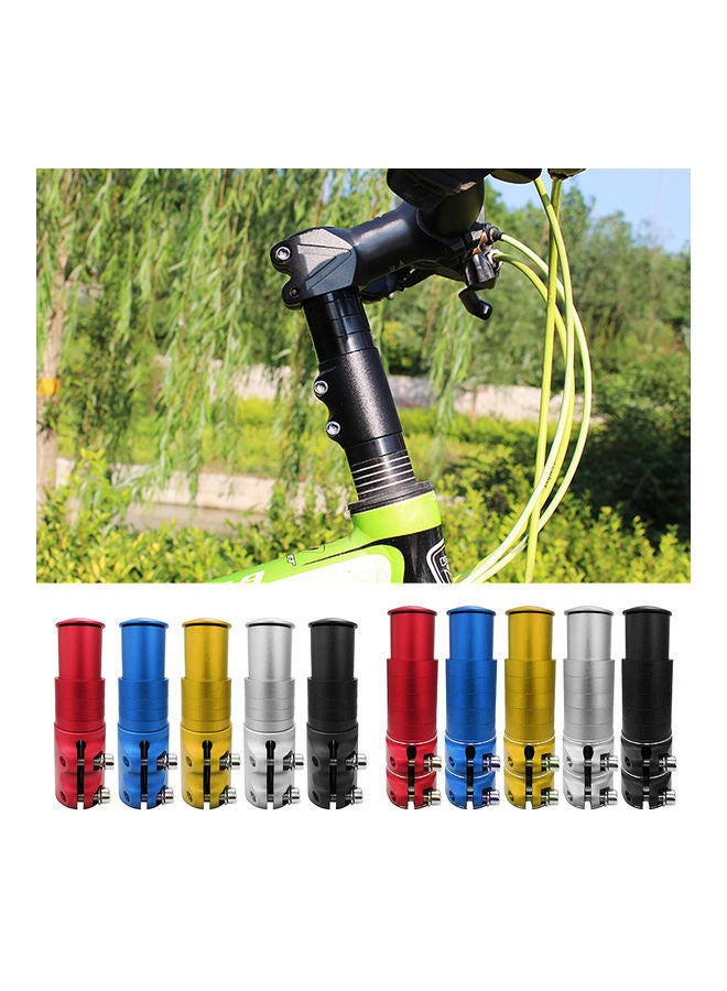 NIBEMINENT Aluminum Alloy Bike Fork Stem Riser Extender Extension Bicycle Cycling Head Up Raiser Handlebar Adaptor Neck 13*4.5*5cm  - Image 3