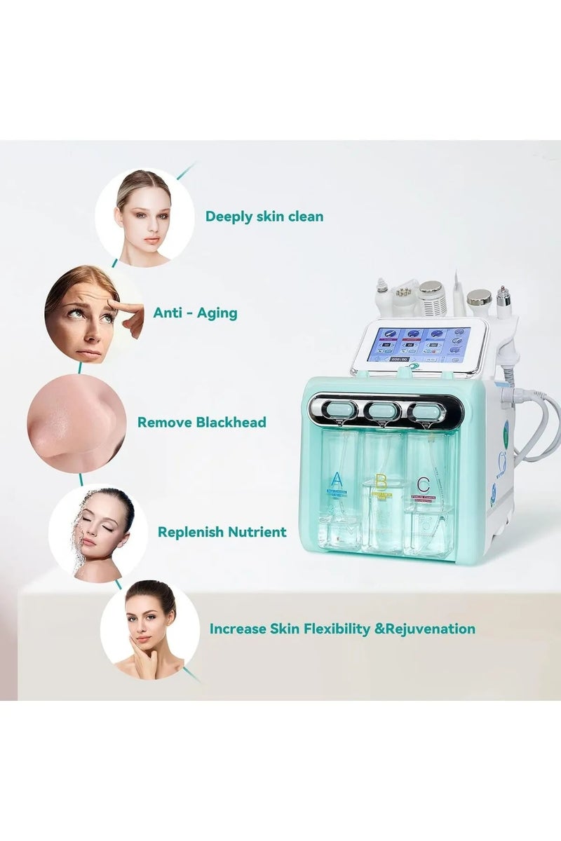 Globalstar 7-in-1 Hydra Facial Machine - Ultimate Skin Rejuvenation and Acne Treatment - Image 3
