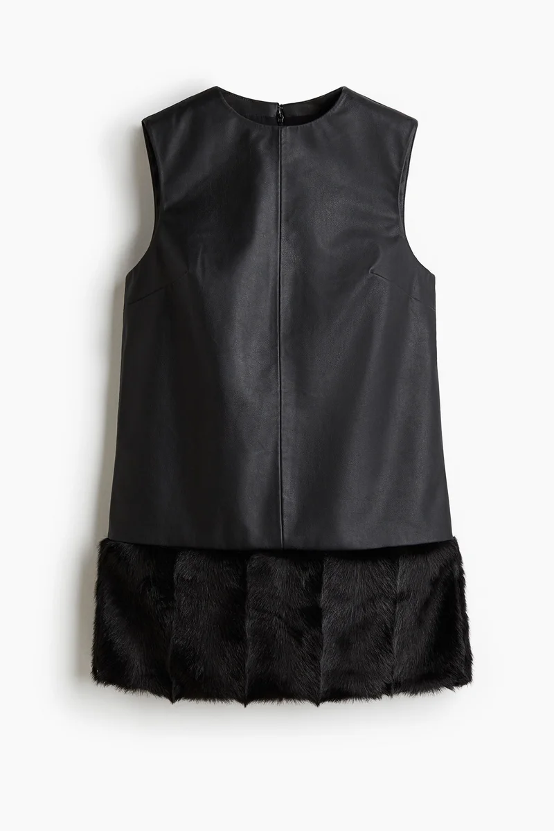 H&M Coated mini dress
