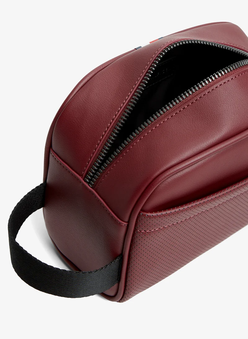Tommy Hilfiger  Perforated Pocket Enamel Flag Washbag for Men | Best Price UAE