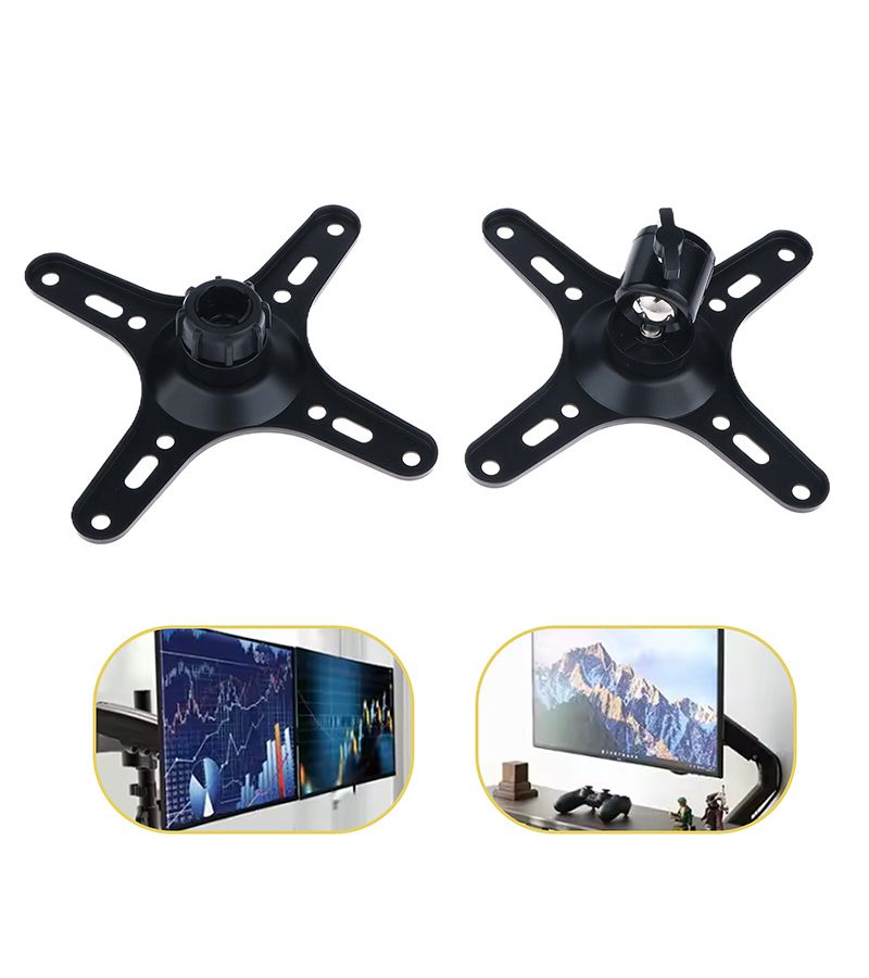 VESA Monitor Mounting Bracket Plate 1 4 Inch Screw Hole 100X100mm 75X75mm M4 - Image 1