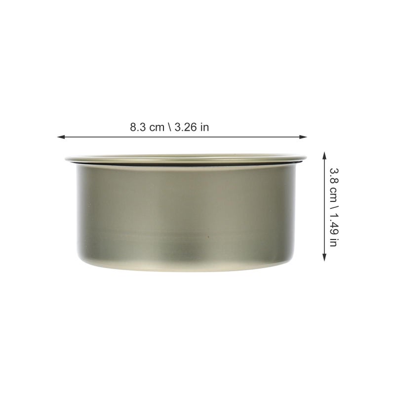 Set Of 10 Airtight Tin Can Food Storage Containers With Easy Open Lids Waterproof Pet Treat Canisters For Kitchen And Pantry Organization - Image 3