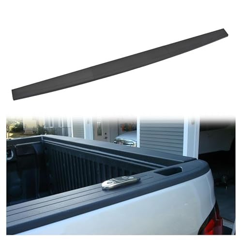 ECOTRIC Tailgate Molding Cap Cover Trim Compatible with 20142019 Chevy Chevrolet Silverado GMC Sierra 1500 2500HD 3500HD Replacement for 22763062 GM1904110 Top Protector Molding 3Pcs