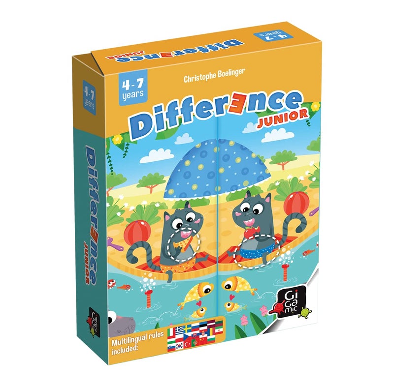 Gigamic Difference Junior Card Game (50 Cards) - Image 1