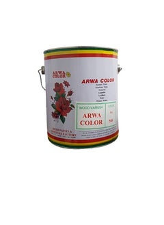 Arwa Arwa Color Wood Varnish for Furniture Wooden Hardware 1 US Gallon  - Image 1