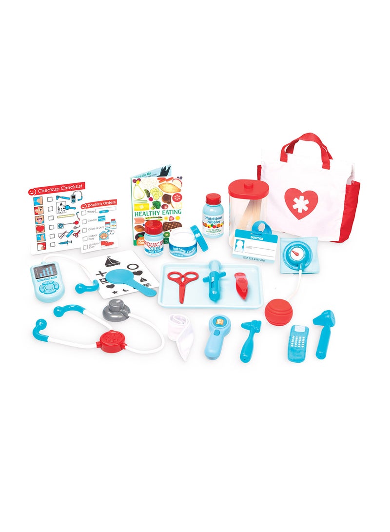 Melissa & Doug Get Well Doctorâ€™s Kit Play Set â€“ 25 Toy Pieces Doctor Role Play Set, Doctor Kit For Toddlers And Kids Ages 3+ - Image 2