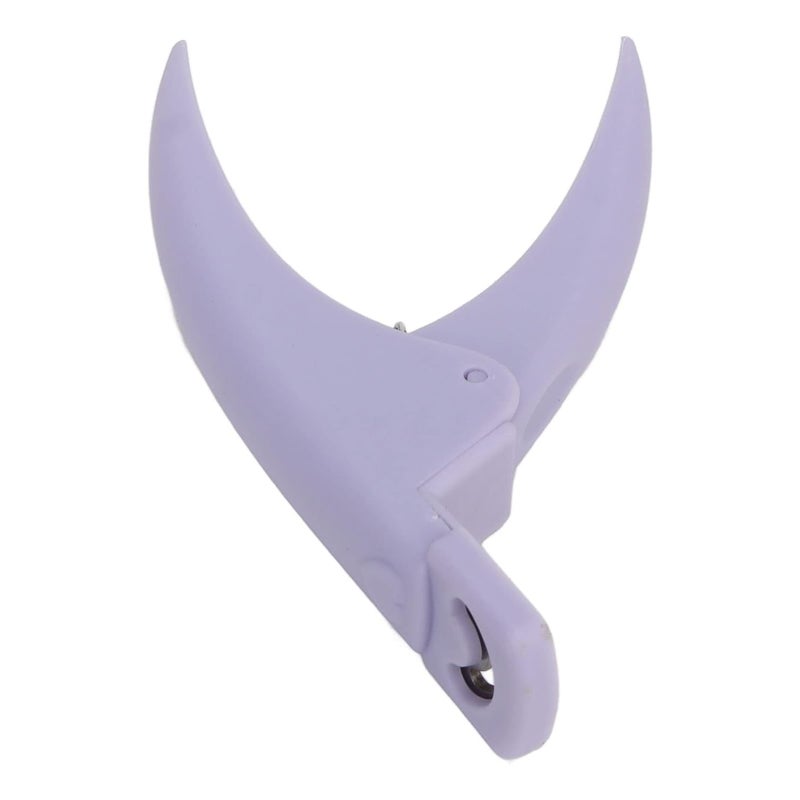 Nail Art Clipper Manicure Nail Tip Cutter Robust Simple Operating Fake False Nail Trimmer for DIY Nail Salon Manicure Store Plastic Stainless Steel (Purple) - Image 5