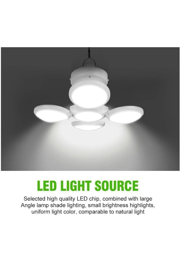 LED flood light, 5 x 1 ball shape, consisting of 5 connected lights, equipped with a hanger at the top, 2 levels of illumination, with a USB charger.  - Image 2