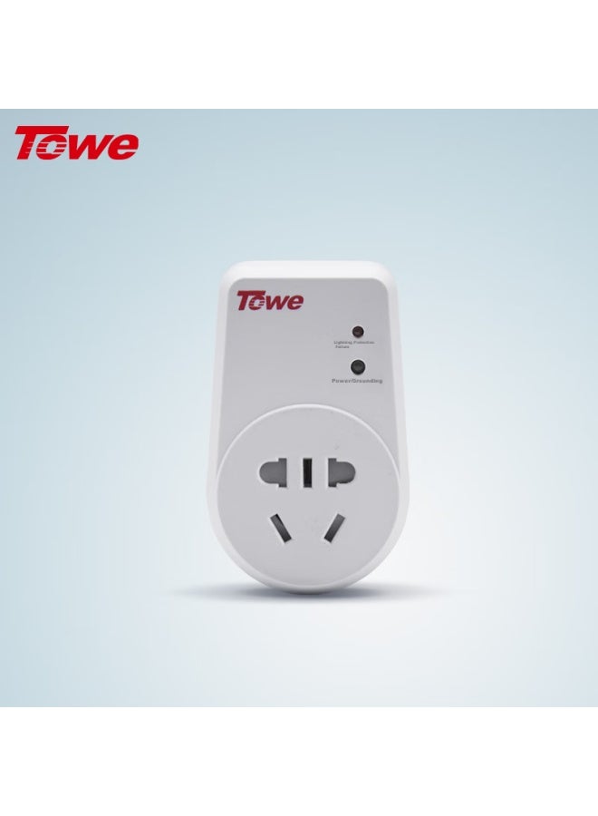 Towe Power Conversion Plug, Surge And Lightning Protection, 1-outlet 10a National Standard Five-hole Plug With Filter, Ap-1011s - Image 5