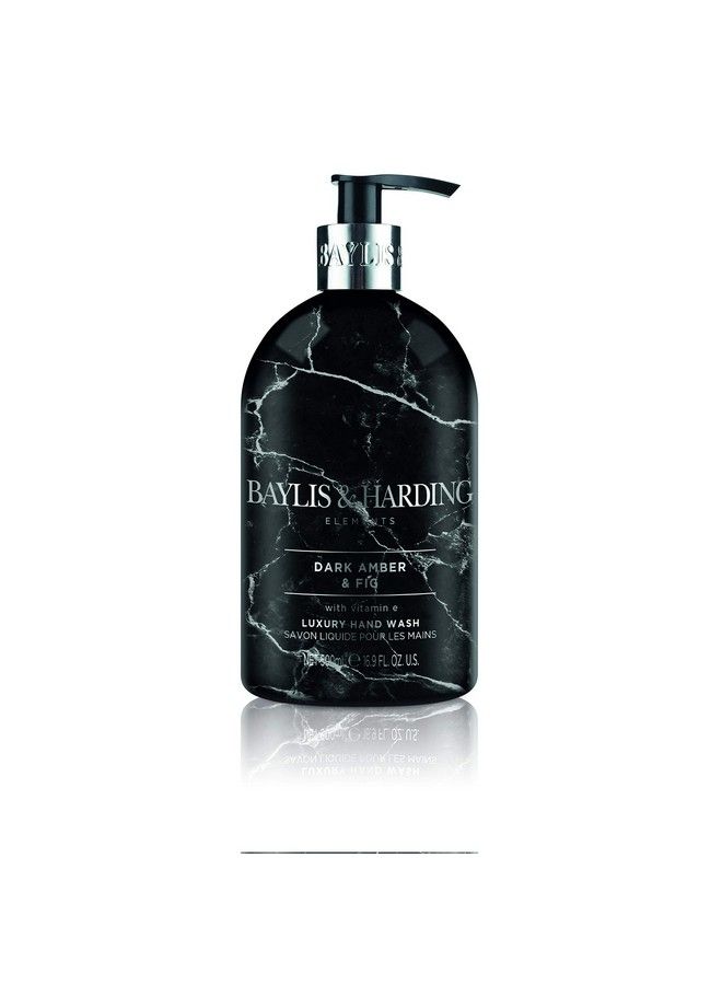 Baylis & Harding Dark Fig & Amber Elements Hand Wash 500Ml Pack Of 3  Vegan Friendly - Image 3