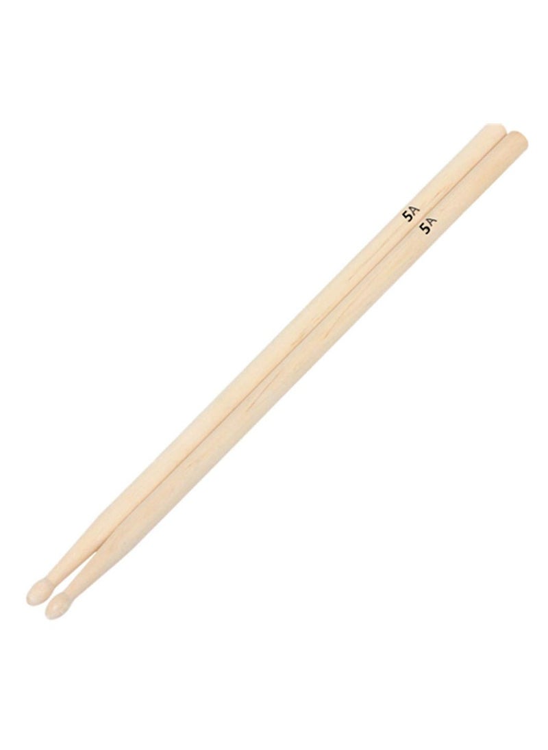 BreeJooy - 1 pair 5A practical maple wood drum sticks drumsticks music bands accessories. - Image 1