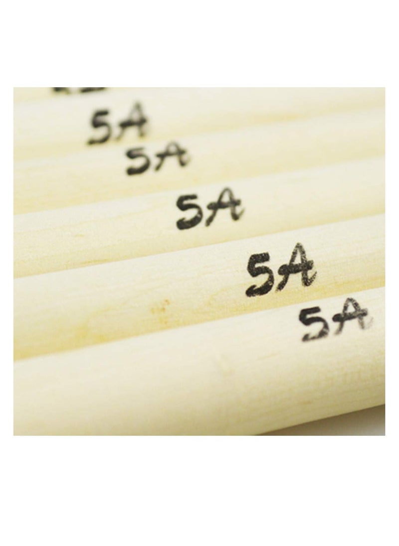 BreeJooy - 1 pair 5A practical maple wood drum sticks drumsticks music bands accessories. - Image 1