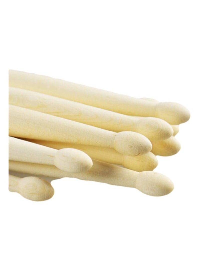 BreeJooy - 1 pair 5A practical maple wood drum sticks drumsticks music bands accessories. - Image 1