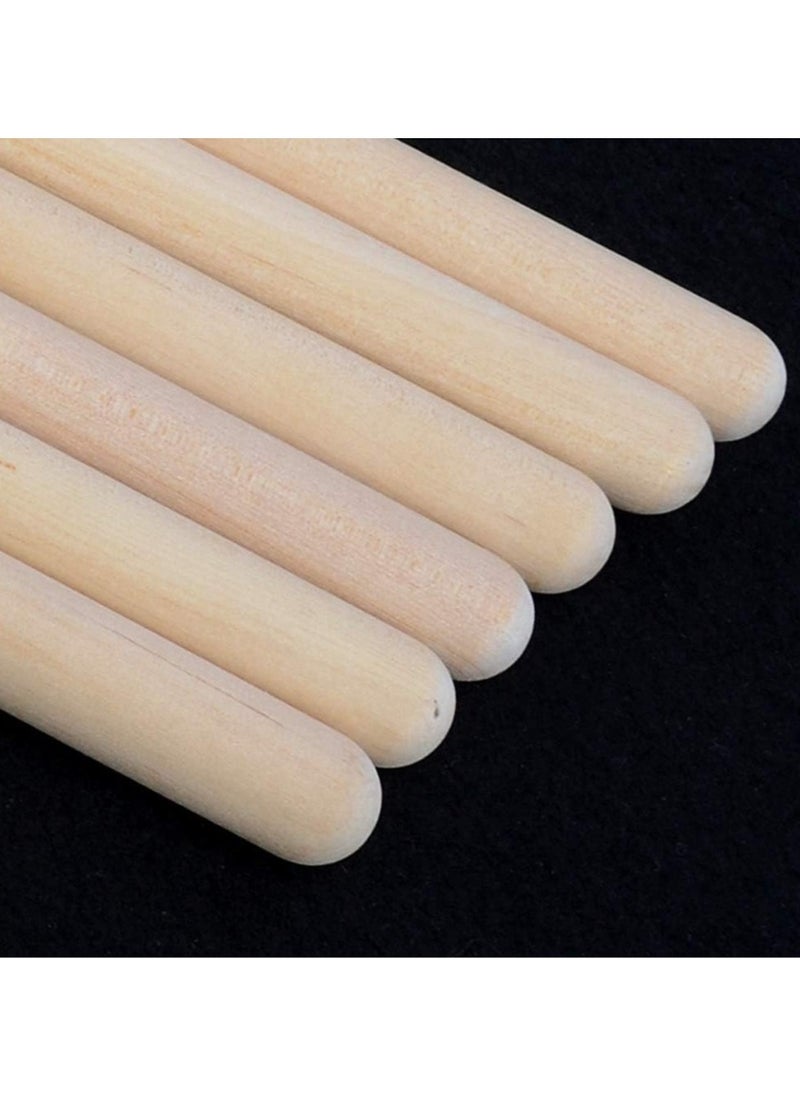 BreeJooy - 1 pair 5A practical maple wood drum sticks drumsticks music bands accessories. - Image 1