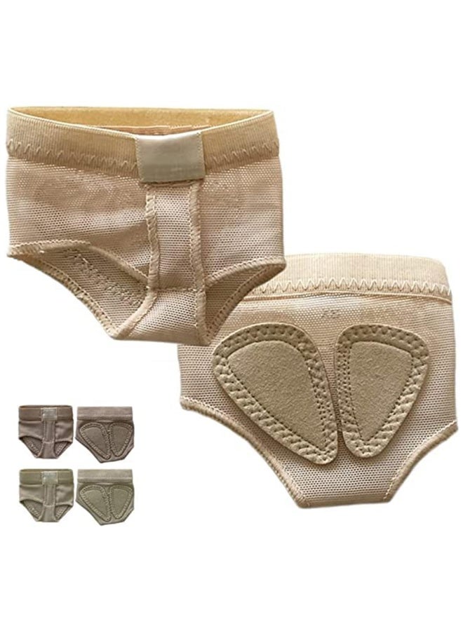 SHOP Foot Thongs 1/2 Pairs Professional Lyrical Paws Pads Ballet Belly Contemporary Dance Wear 5 Sizes for Kids Women and Men/Skin/S - Image 2