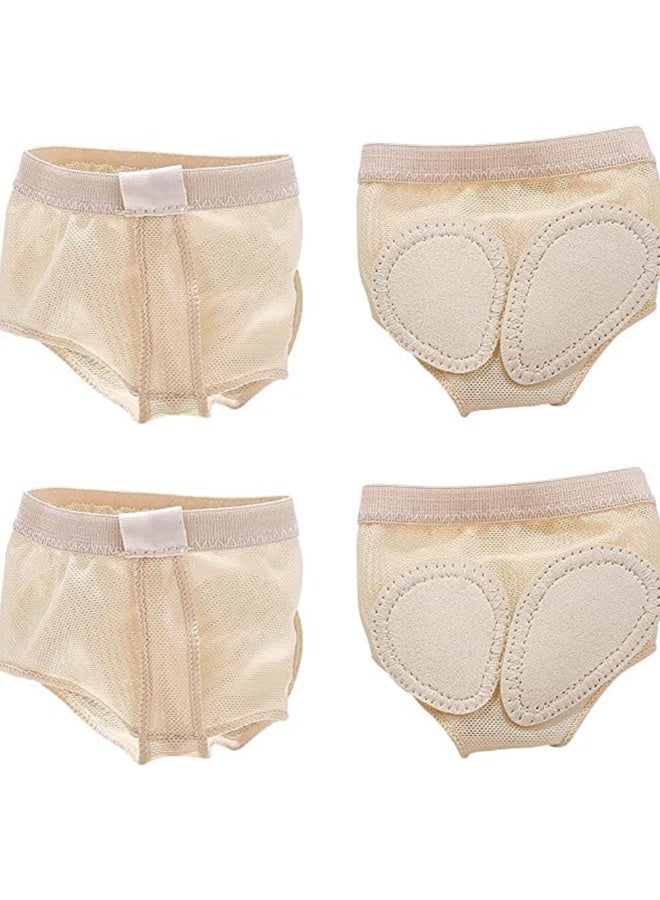 SHOP Foot Thongs 1/2 Pairs Professional Lyrical Paws Pads Ballet Belly Contemporary Dance Wear 5 Sizes for Kids Women and Men/Skin/S - Image 3