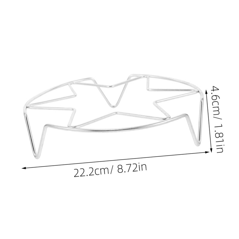 Stainless Steel Steamer Tray For Cooking Air Fryer Rack Steaming Plate - Image 3