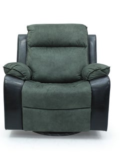 Modern Design Executive Massager Sofa Recliner fabric and leather MH-1145A-31 GREY OLIVE with 360 Moving and Rocking Sofa and Have More cushion And (GREY)