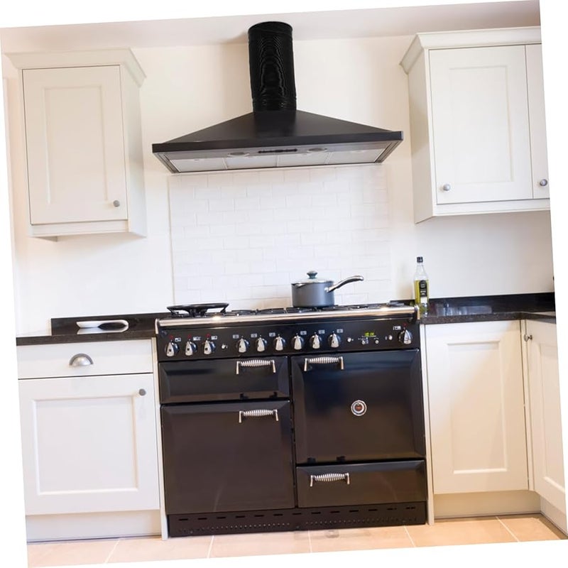 4 طبقات أنابيب هواء مرنة من رقائق الألومنيوم الثقيلة 300 × 18 سم لاستخدامات التهوية في التكييف والمطابخ تشمل مشابك - Image 4