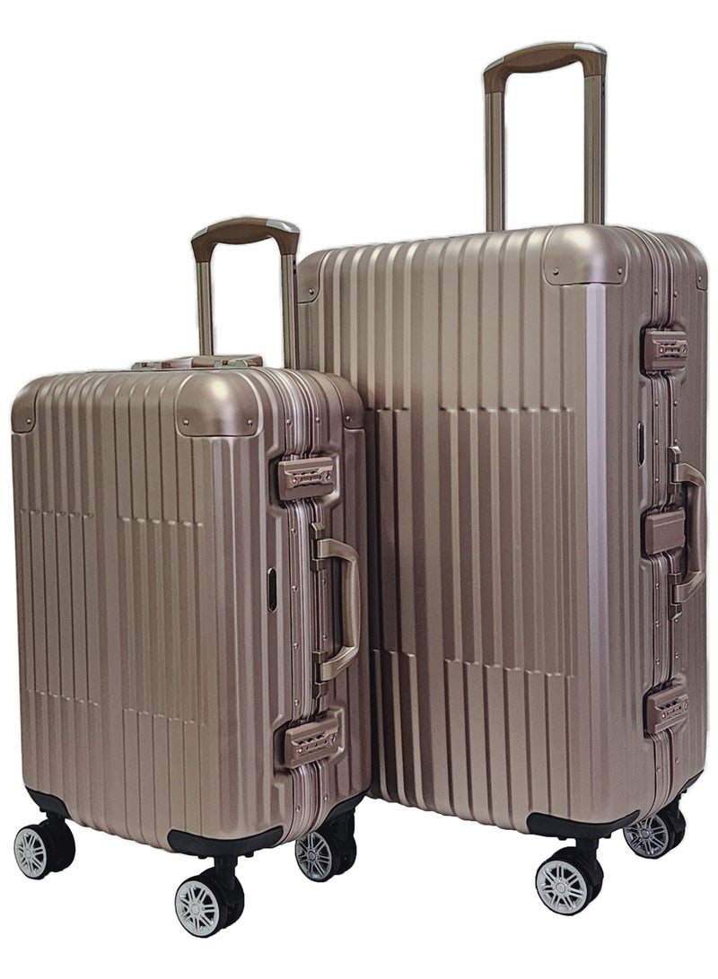 تراك حقائب سفر بإطار من الألومنيوم ، حقيبة سفر من الألومنيوم الصلب - Image 1