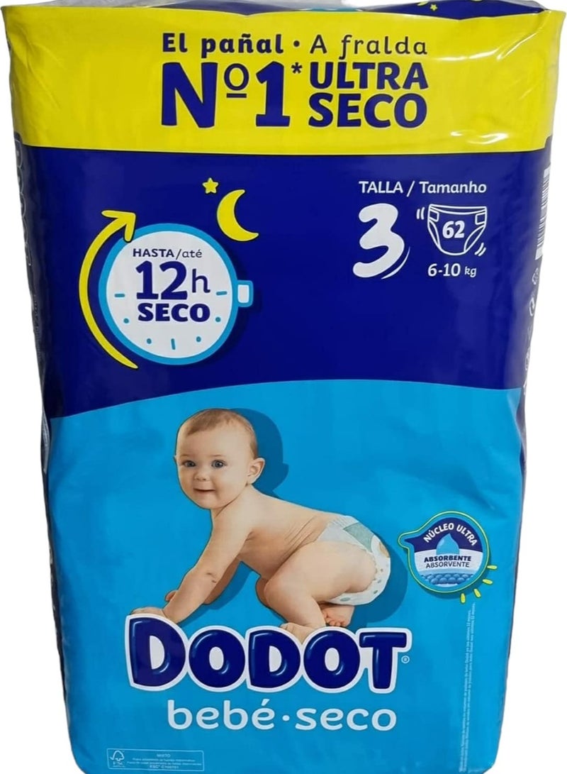 DODOT ETAPAS T3 pañales 6-10 kg 88 u