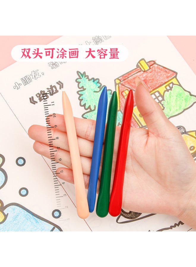 HELPS Children's Dirty Hand Plastic Crayon 12/24/36 Color Cartridge Painting Graffiti Color Pen Oil Painting Stick Stationery - Image 4