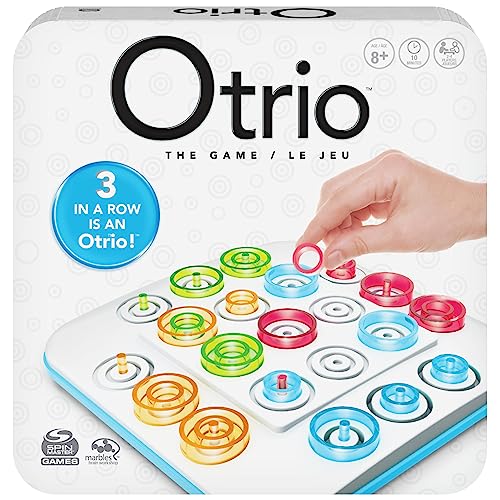 marbles Spin Master Games, Otrio Strategy-Based Board Game, Classic Game, Advanced Tic Tac Toe STEM Activity, 2 Players, for Ages 8 & Up - Image 1