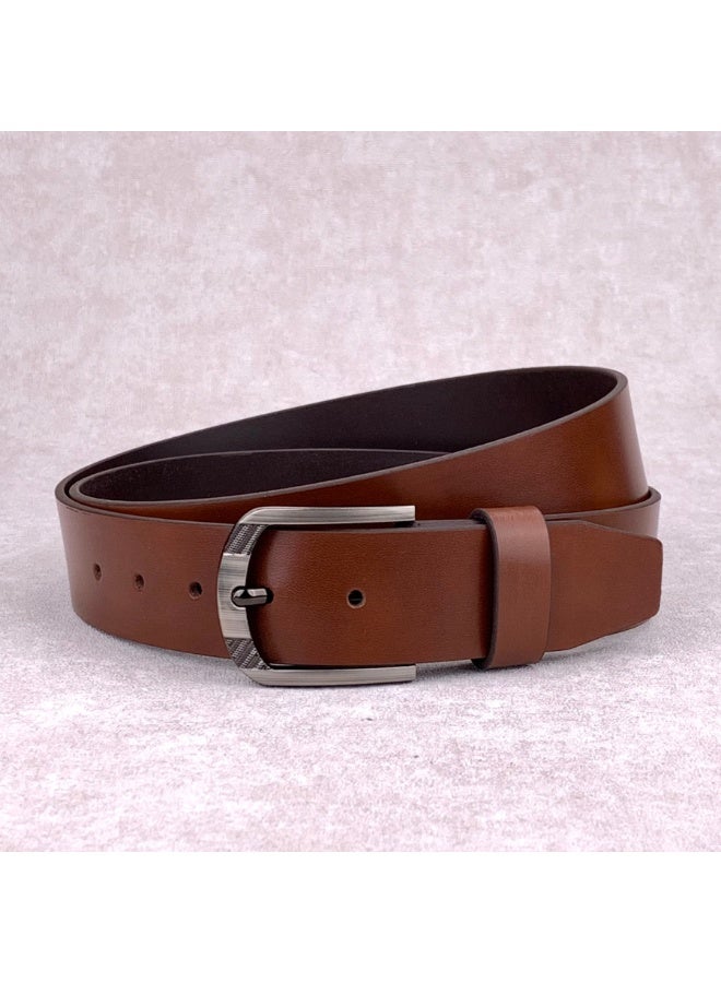 Classic Milano Genuine Leather Belt for Men - Semi-Casual & Formal Wear Belt, Casual & Formal Outfits, and Gifts - Black, Brown & Tan Men’s Belt - Image 1