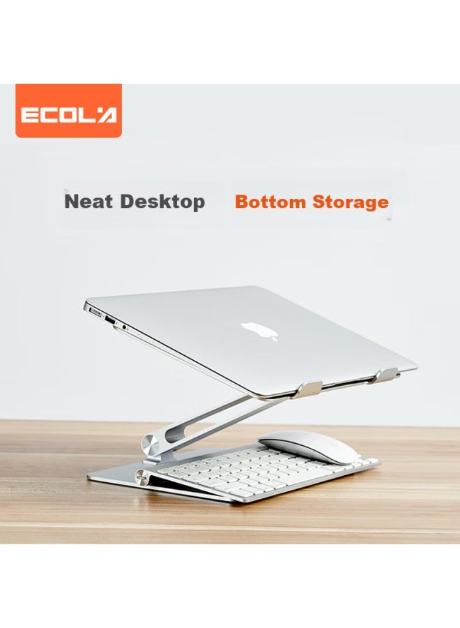 Ecola Laptop Stand Desk 360° Rotating Display Riser Aluminum Alloy Heat Sink Folding Adjustable Stand For Huawei, Lenovo, Legion, Macbook, Qingyun A28p - Image 2