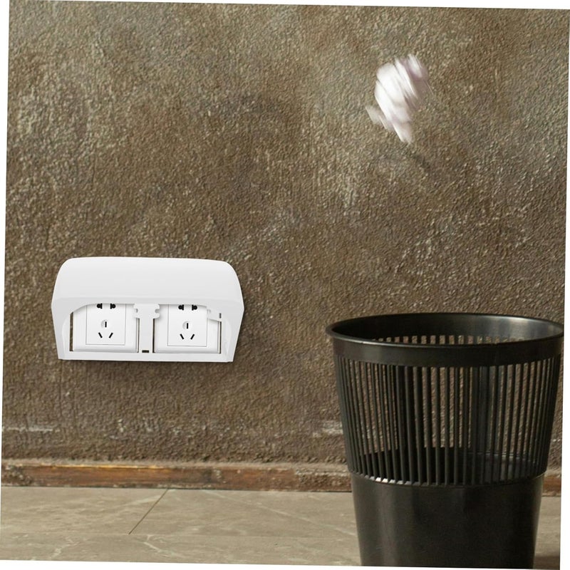 Gadpiparty Outdoor Covers Gang Electric Socket Box Protector Easy Install Rainproof Safety Cover for Bathroom and Home Use Design for Outdoor Electrical Outlets - Image 5