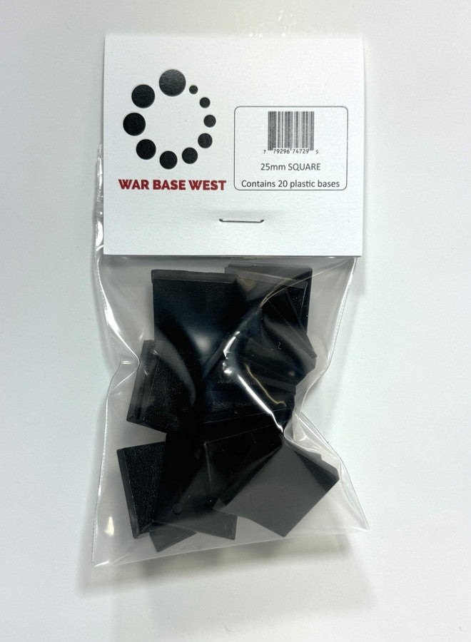 War Base West Lot of 20 Warhammer Fantasy 25mm Square Bases Saurus Orc Chaos Wargame Bitz - Image 2