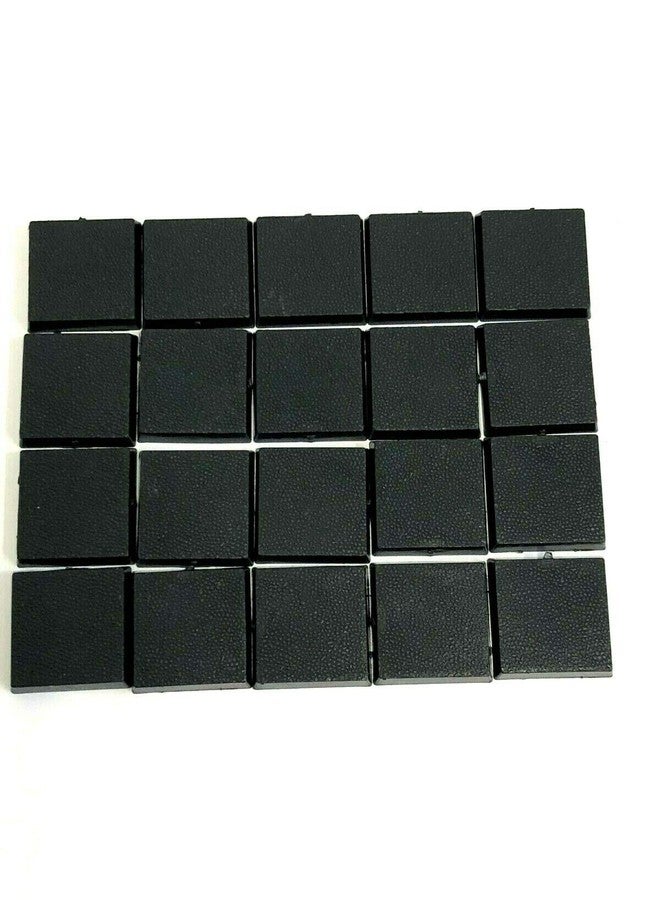 War Base West Lot of 20 Warhammer Fantasy 25mm Square Bases Saurus Orc Chaos Wargame Bitz - Image 3